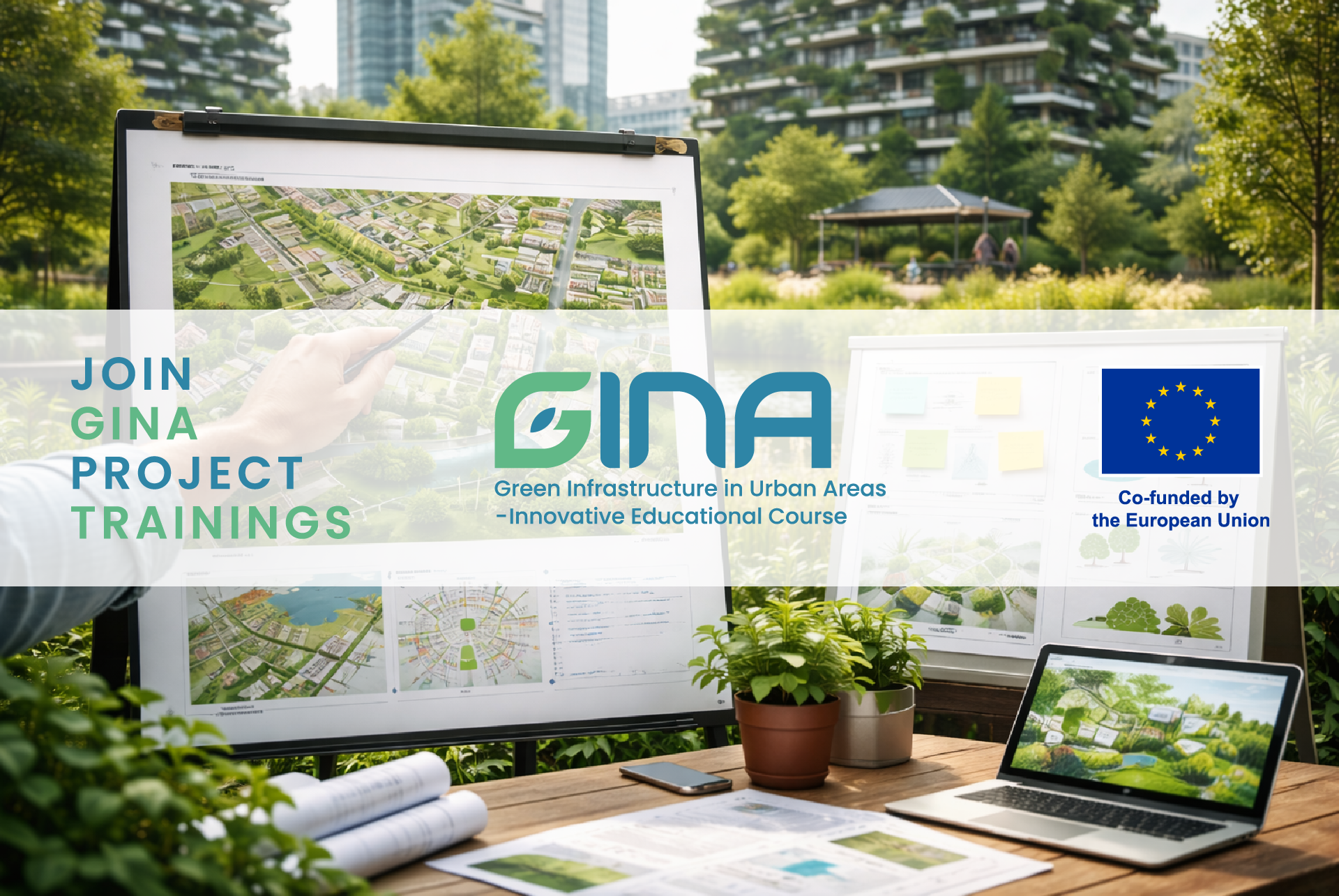 Project GINA news cover – Join GINA Project Training Sessions – Second Half of 2026